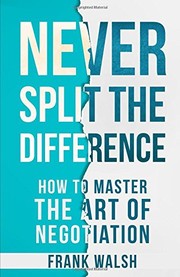 Never Split the Difference cover