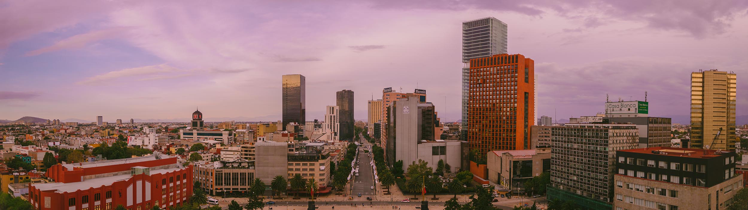 View of the city from Monumento a la Revolución, Mexico City